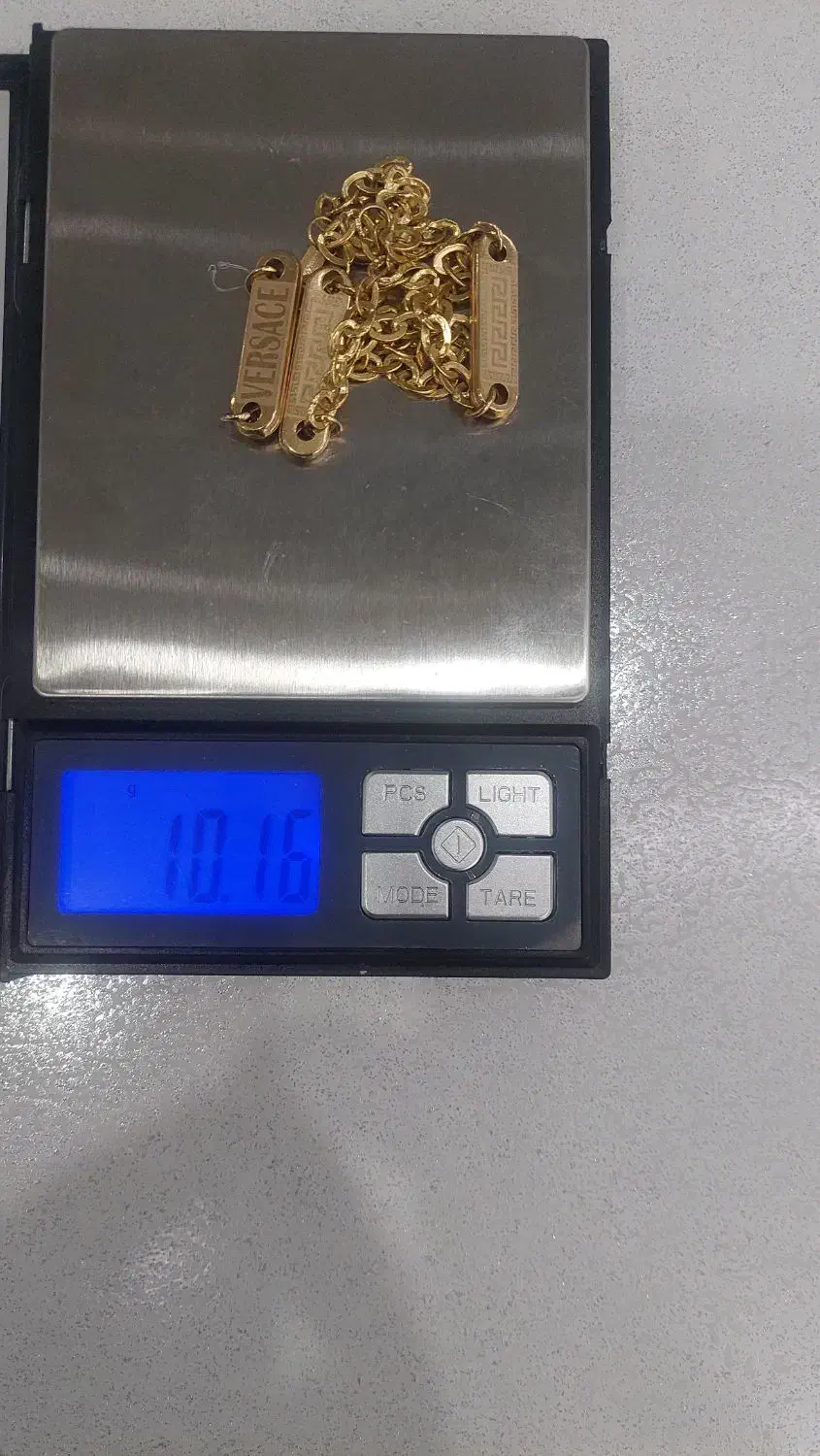 زنجیر ورساچی طلا۱۸عیار|جواهرات|خمینیشهر, |دیوار