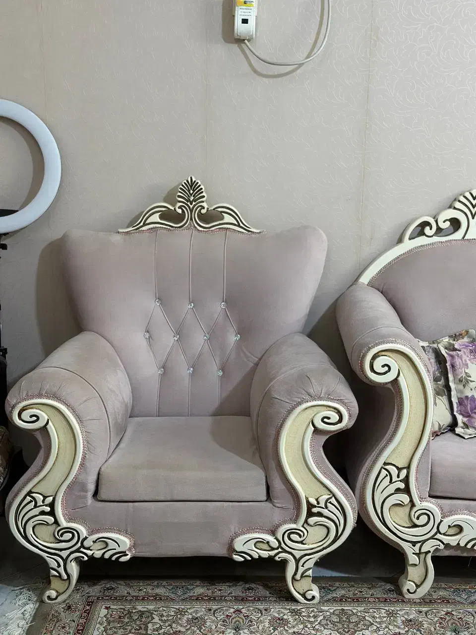 مبل ۷ نفره درحد نو و کاملا سالم|مبلمان خانگی و میز عسلی|بندرعباس, |دیوار