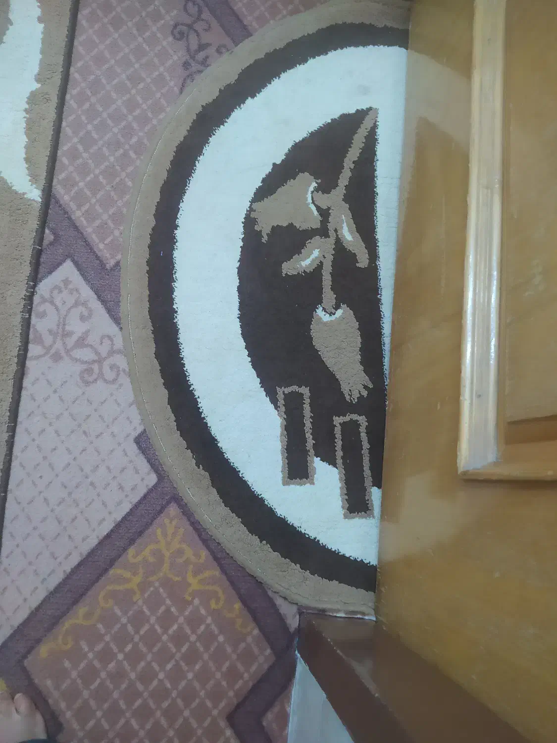 گلیم فرش ۱×۱/۵،دوتا قالیچه پادری|گلیم، جاجیم، گبه|نجفآباد, کهریزسنگ|دیوار