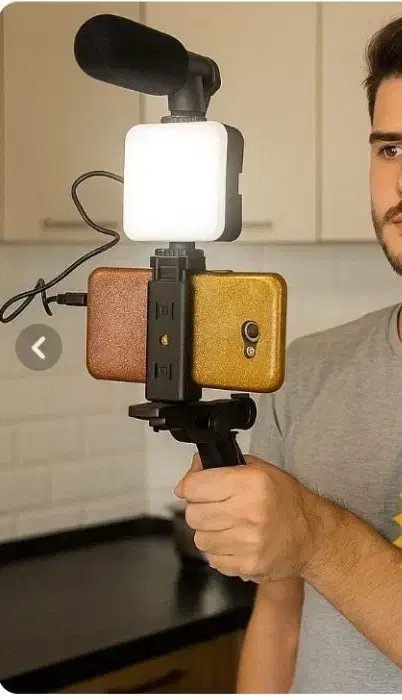 استند(گیمبال موبایل mic and light)|دوربین عکاسی و فیلم‌برداری|بوشهر, |دیوار