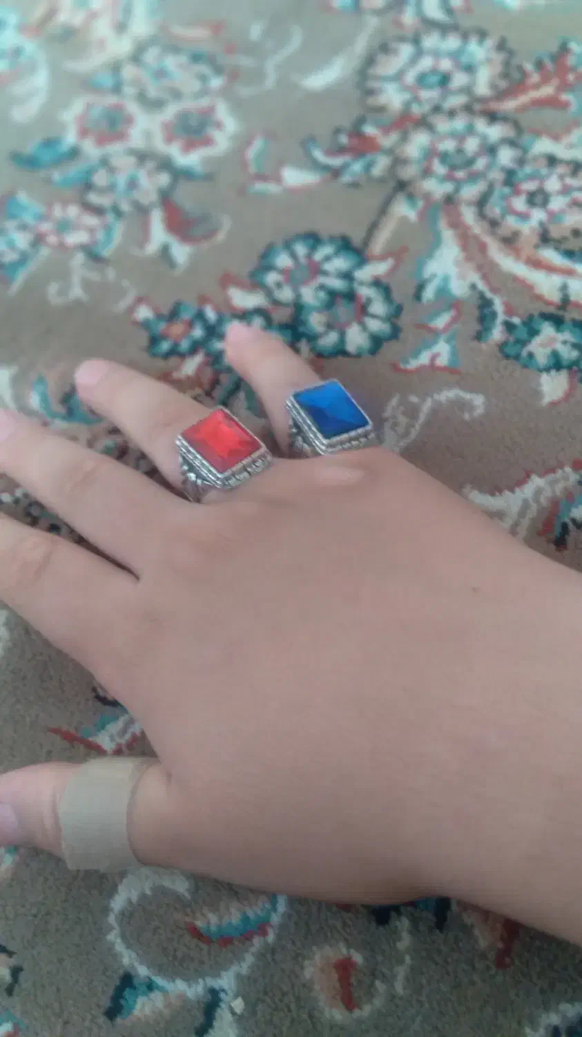 دوعدد انگشتر نقره|جواهرات|شاهرود, |دیوار