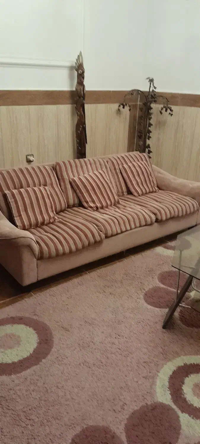 مبل ایران ۶ نفره مدل آمریکایی طبی|مبلمان خانگی و میز عسلی|شیرگاه, |دیوار