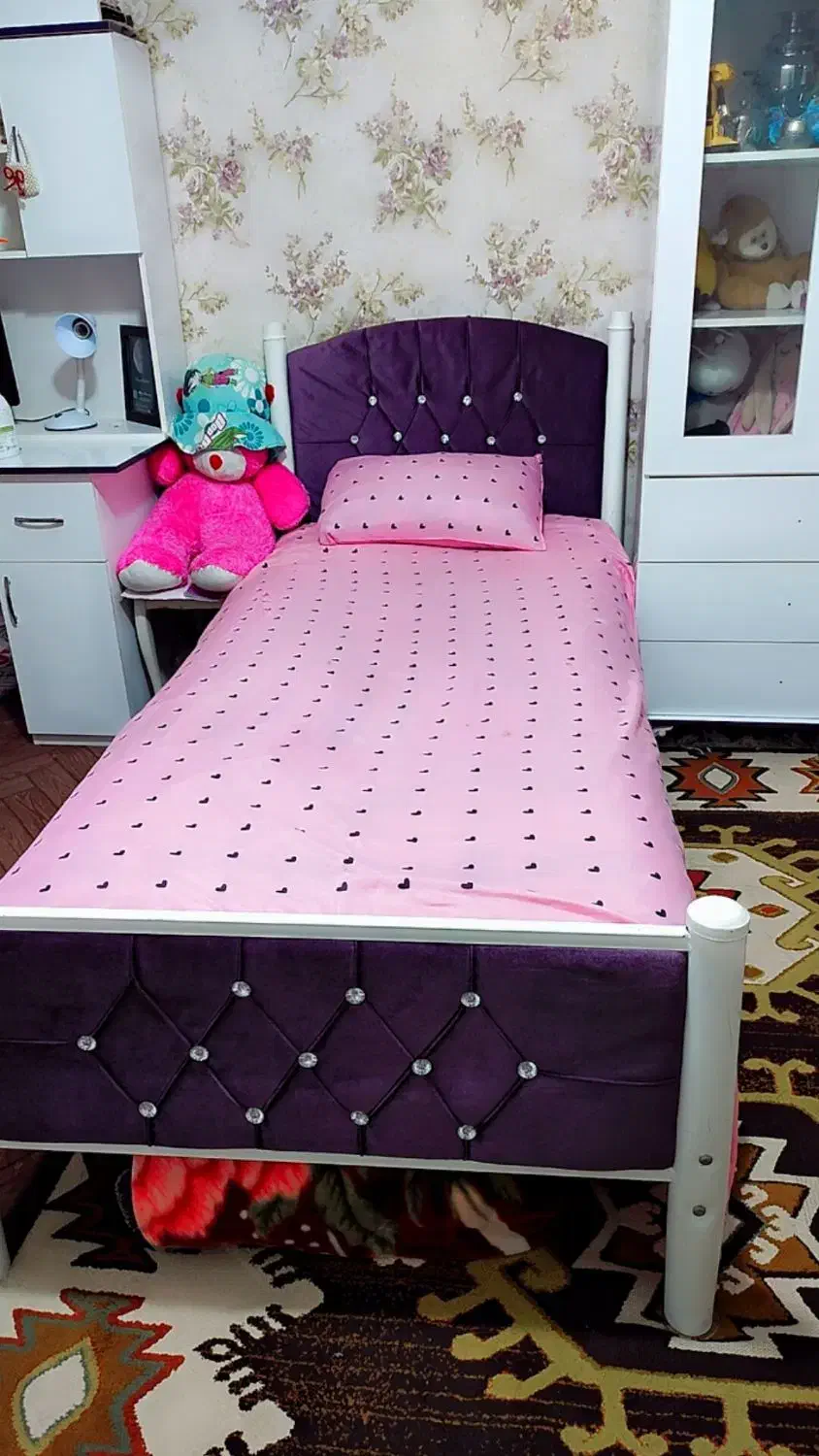 تخت خواب دوطبقه فلزی لمسه|تخت و سرویس خواب|کرج, حصارک پایین|دیوار