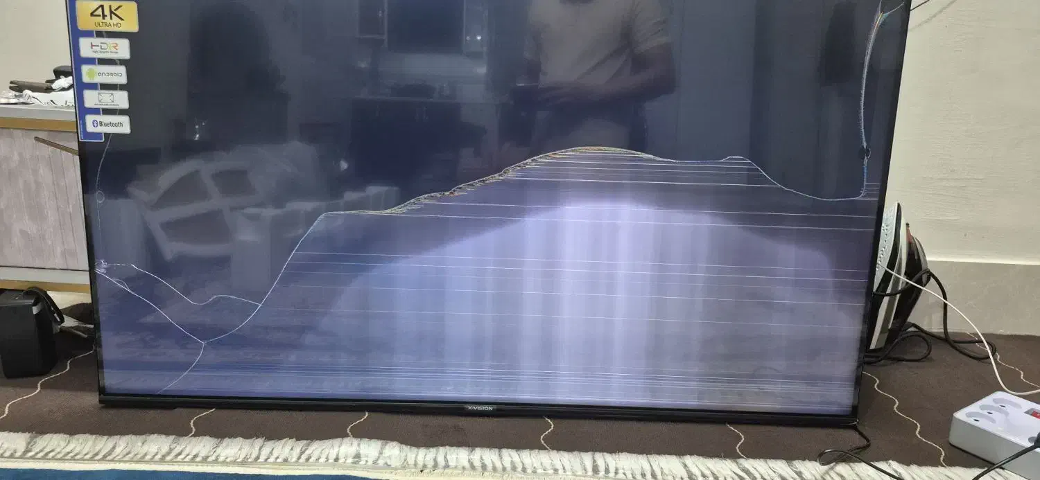 تلوزیون ایکس ویژن ۵۵ اینج نو|تلویزیون و پروژکتور|گرگان, |دیوار