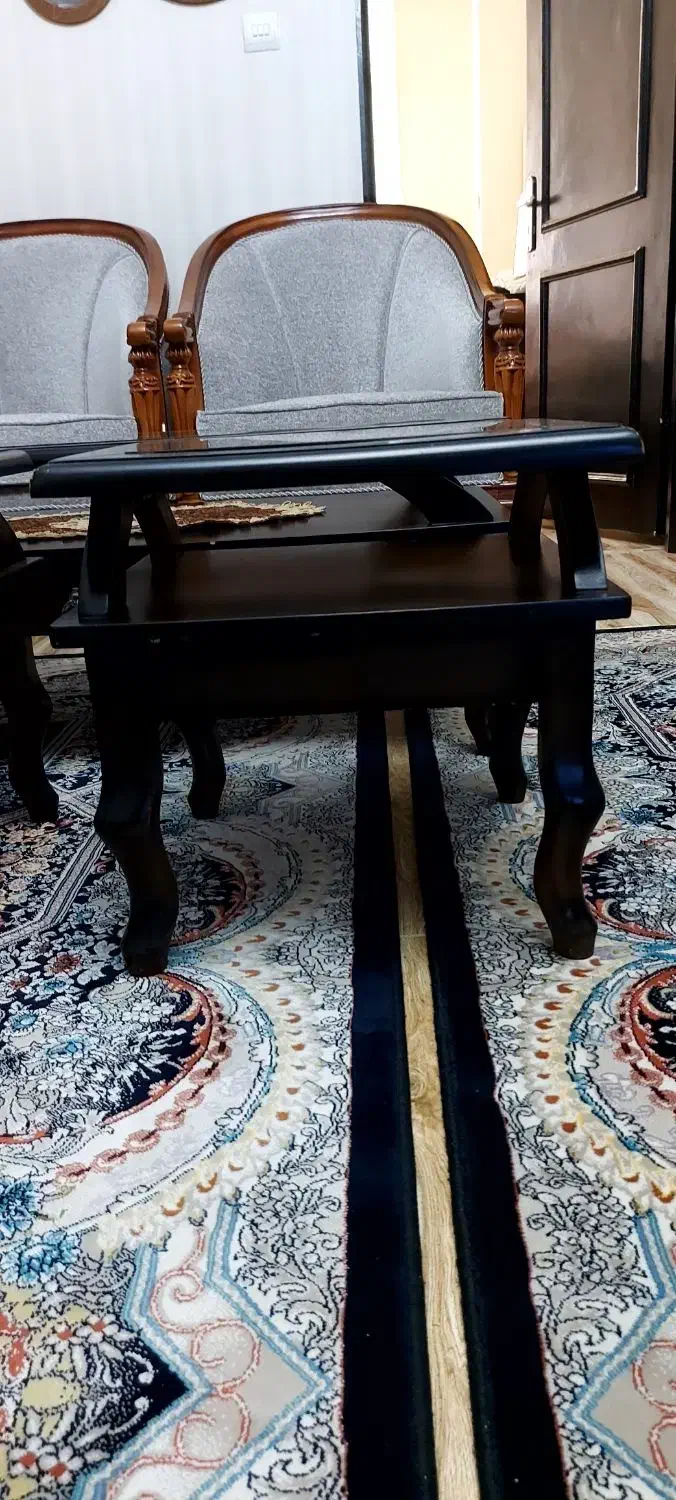 جلومبلی با دوتا عسلی|مبلمان خانگی و میز عسلی|قرچک, شهرک طلائیه|دیوار