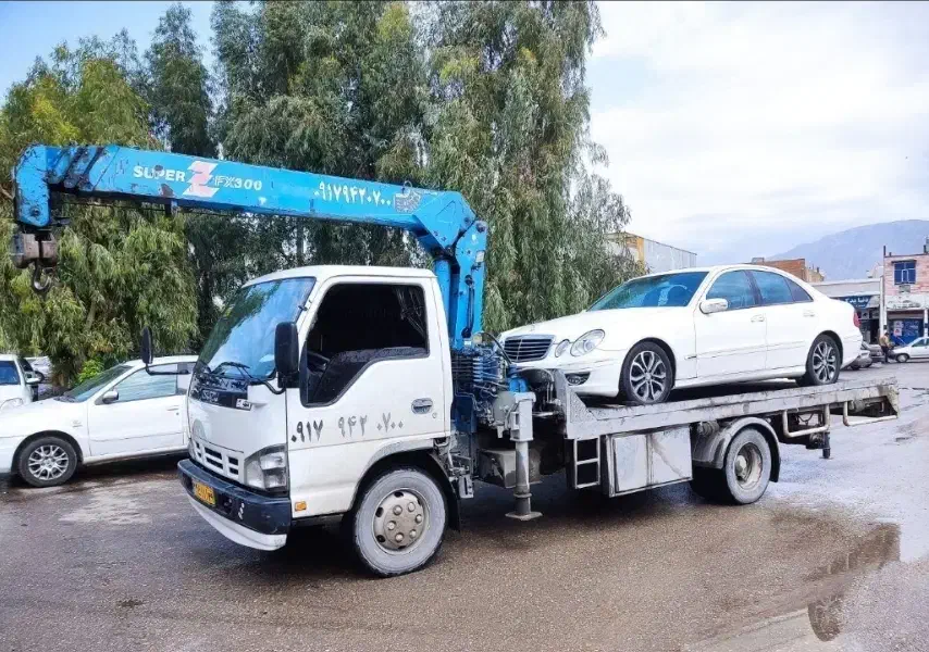 جرثقیل نیسان ۲تن و۳تن خاوردکل بلند جهت کار|خدمات حمل و نقل|شیراز, ترمینال باربری|دیوار