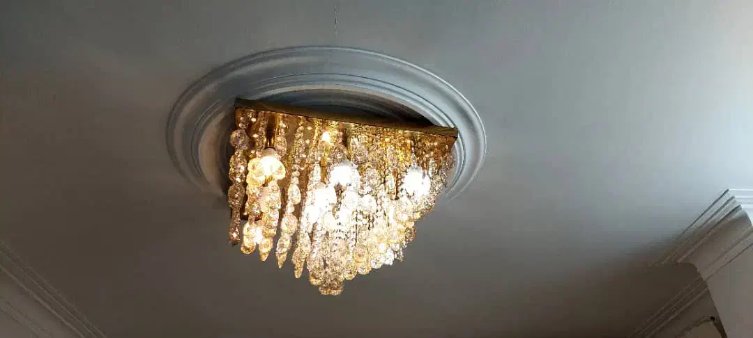 لوستر سقفی ۱۶شعله|لوستر و چراغ آویز|قزوین, |دیوار