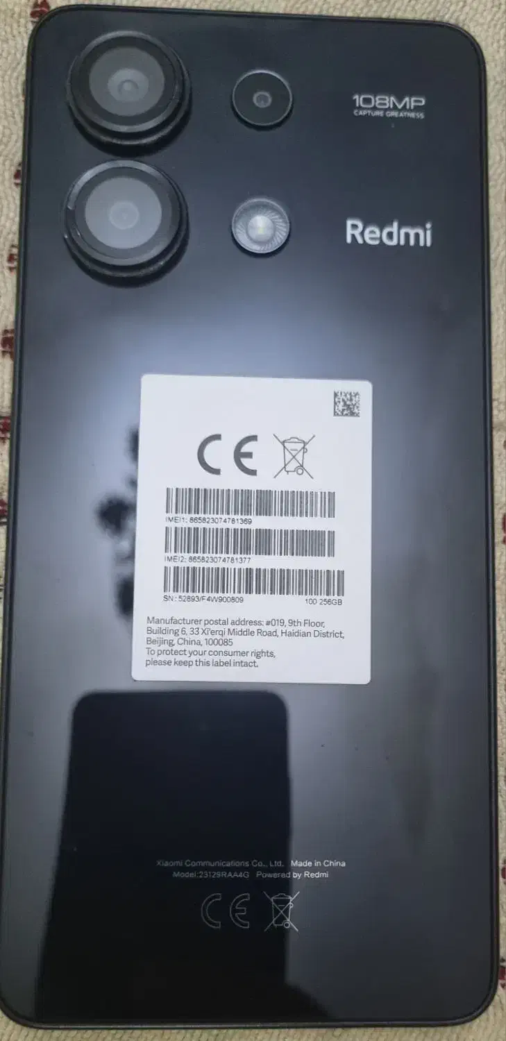 گوشی نوت ۱۳|موبایل|تهران, شهرک رضویه|دیوار