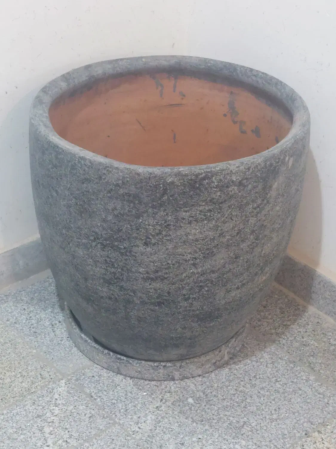 گلدان سفالی و پلاستیکی|گل و گیاه طبیعی|هشتگرد, فاز ۳ مهستان|دیوار