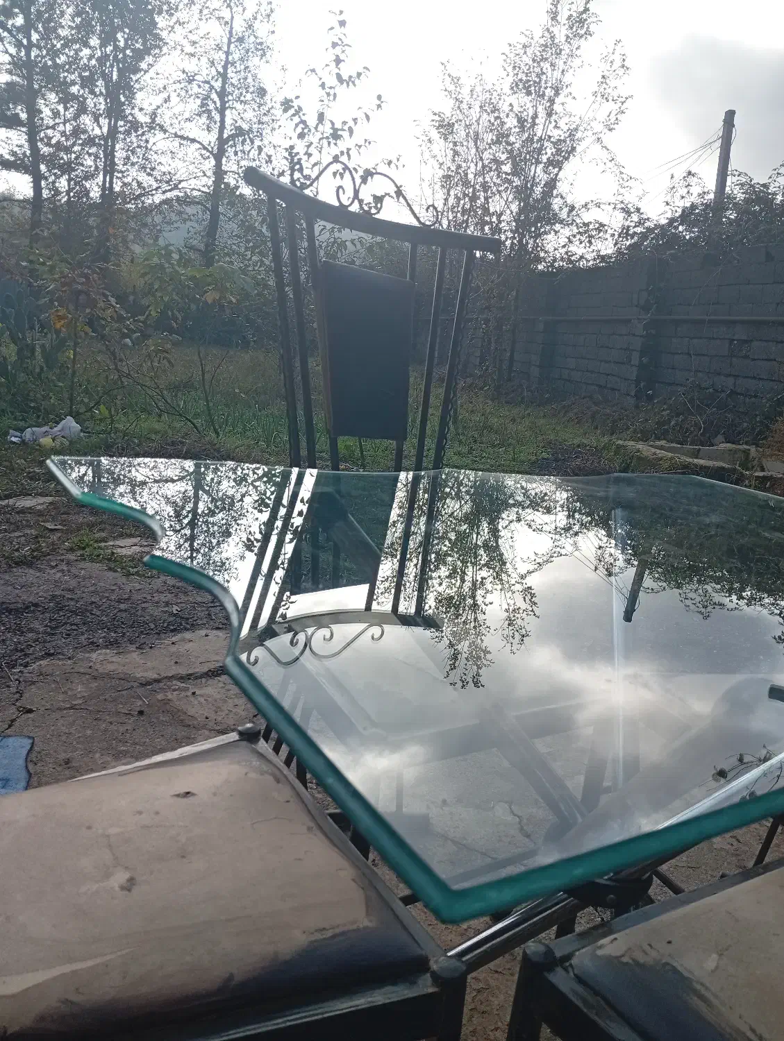 صندلی توباغی ۴نفره|میز و صندلی غذاخوری|آستارا, |دیوار