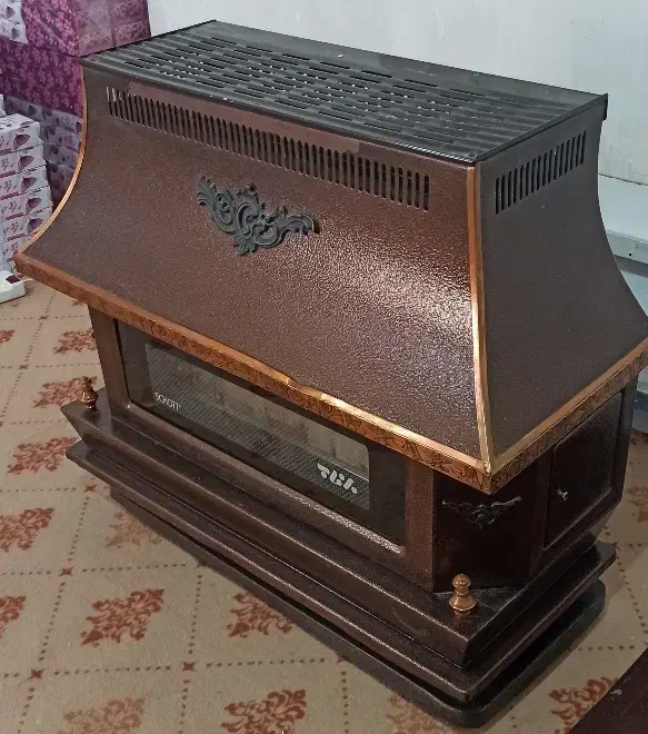 بخاری طرح شومینه|بخاری، هیتر، شومینه|شاهین‌شهر, گرگاب|دیوار