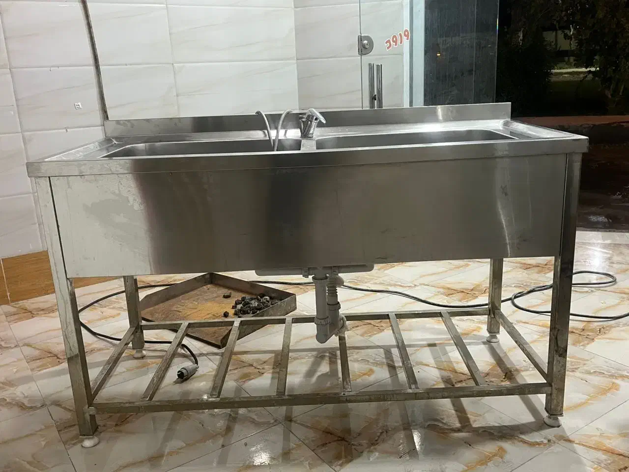 سینک دو لگنه صنعتی|کافی‌شاپ و رستوران|رامهرمز, |دیوار