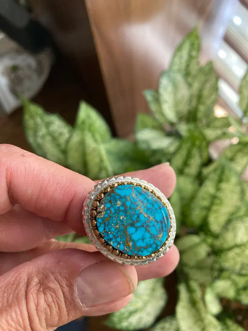انگشتر نقره فیروزه نیشابور|جواهرات|تهران, سردارجنگل|دیوار
