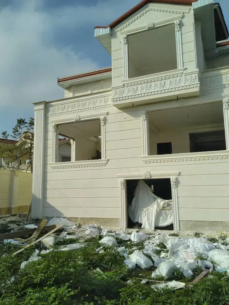 سیمانکاری نما سیمانبری ضد آب،محوطه سازی|خدمات پیشه و مهارت|رشت, سعدی (تختی)|دیوار