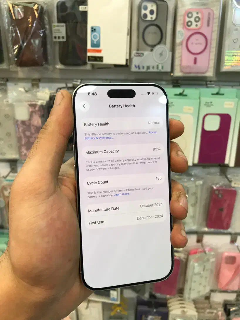 iPhone 16 Pro Battery 99% پک اصلی|موبایل|رشت, لاکانی|دیوار