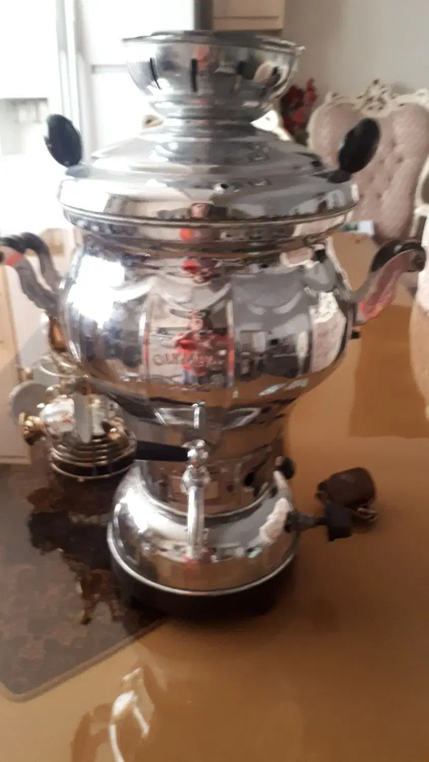 سماور6لیتری گازی سالم وتمیز مارک المپیک|سماور، چایساز، قهوهساز|تهران, ابوذر|دیوار