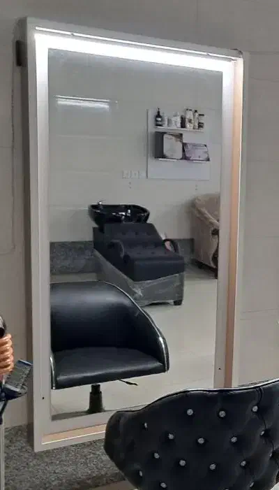 آینه قدی با قاب mdf و مهتابی|آینه|ابهر, |دیوار