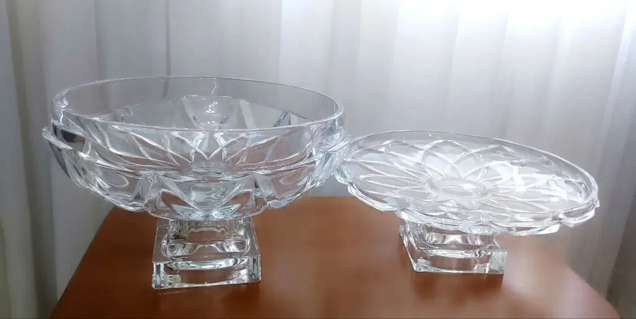 ظرف بلور بوهمیا اورجینال|ظروف سرو و پذیرایی|همدان, |دیوار