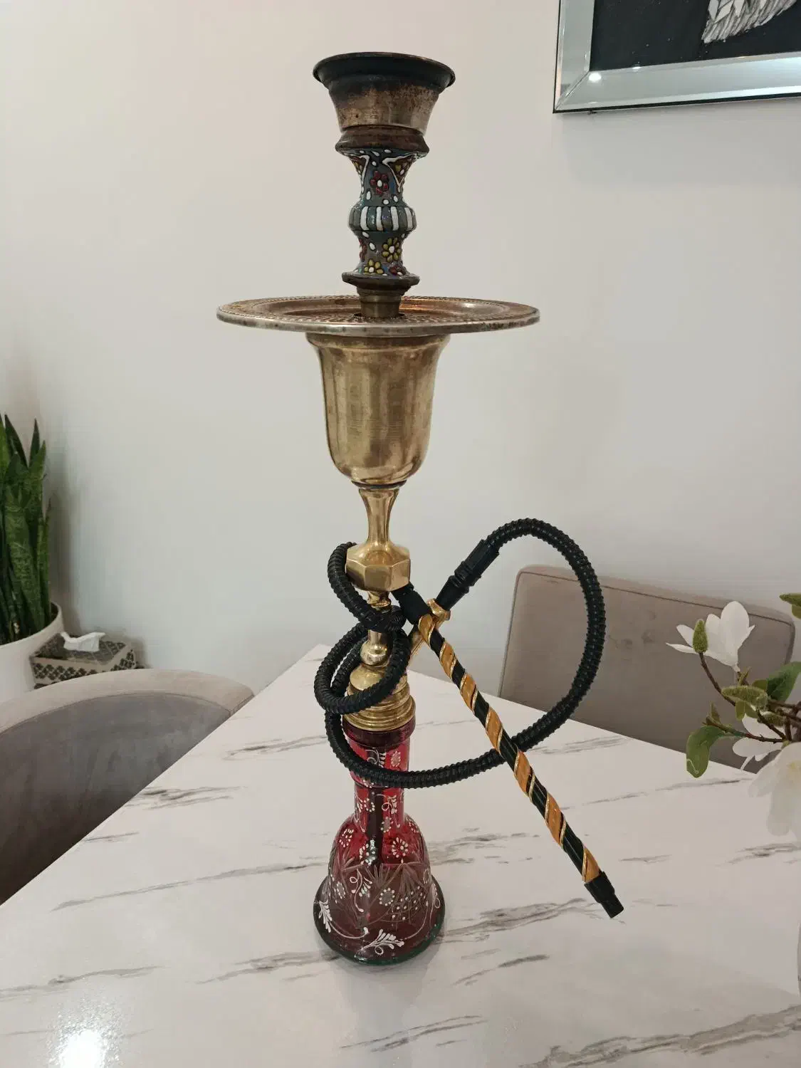 قلیان برنجی|کلکسیون و سرگرمی|ساوه, |دیوار