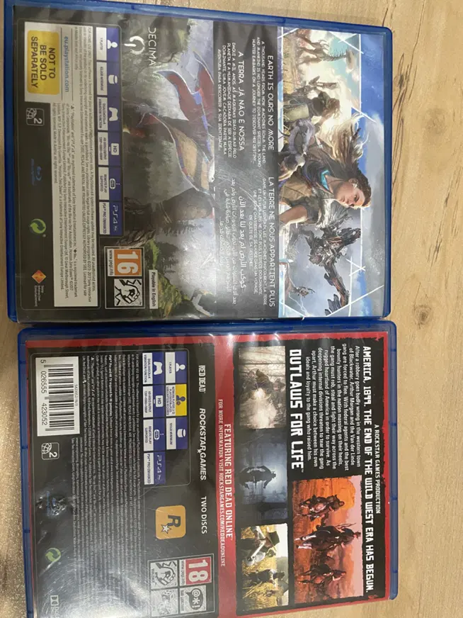Horizon Zero Dawn ،  Red Dead Redemption 2دیسکps4|کنسول، بازی ویدئویی و آنلاین|هشتگرد, هشتگرد قدیم|دیوار