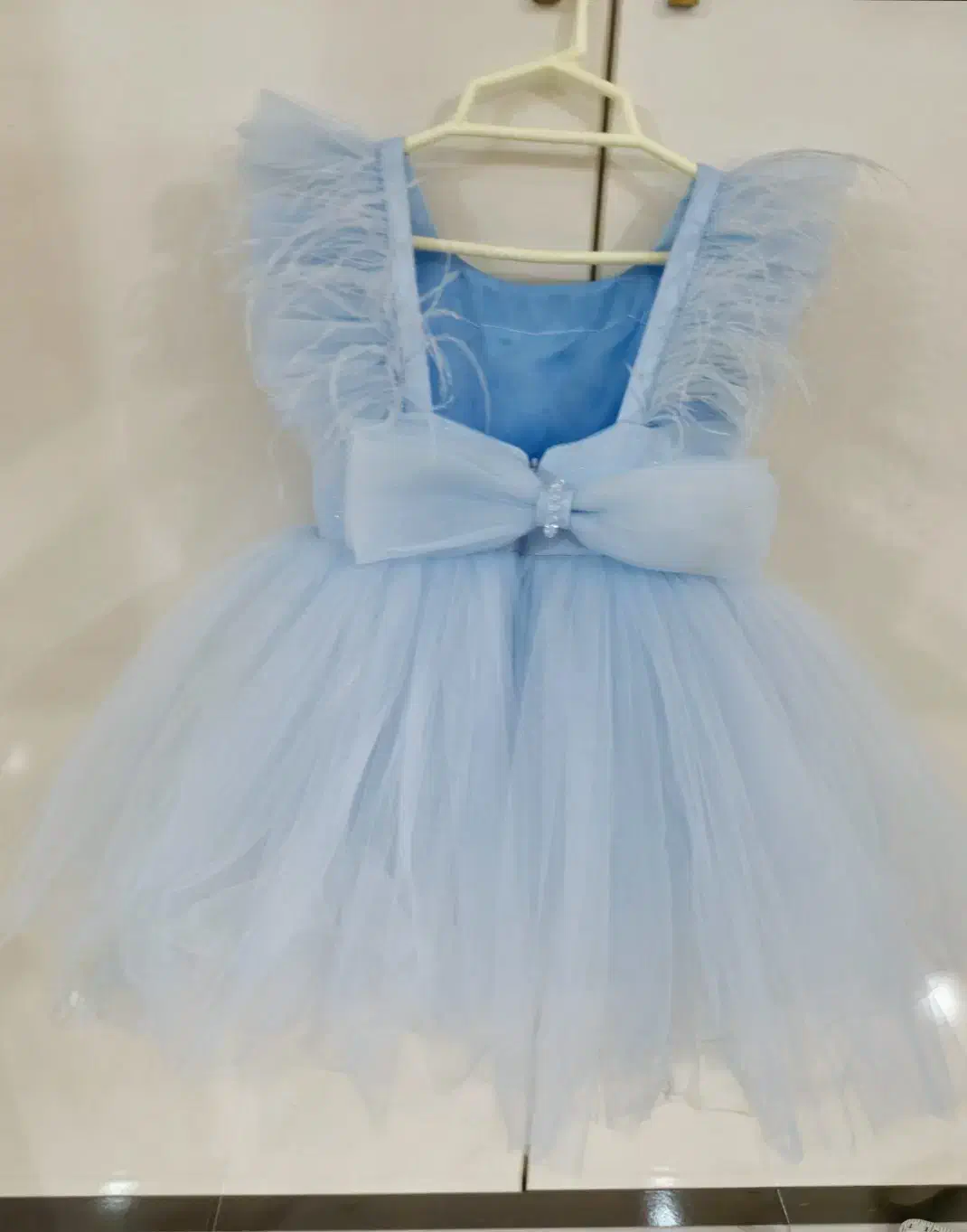لباس عروس شیک پرنسسی آبی آسمانی ۲ ساله|کفش و لباس بچه|خاوران, |دیوار