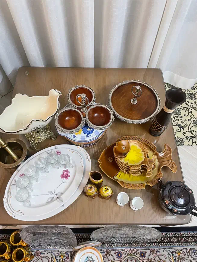 ظروف عتیقه|کلکسیون اشیاء عتیقه|مشهد, تربیت (صدف)|دیوار