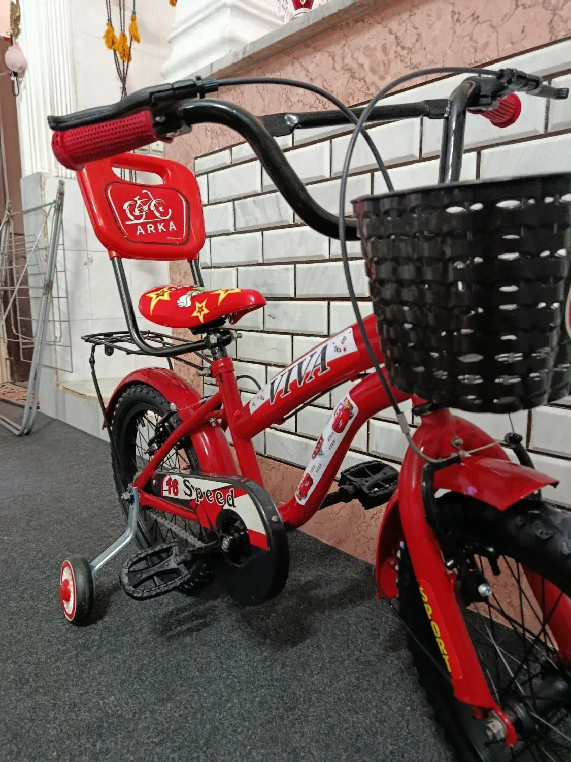 دوچرخه ۱۶ قرمز|دوچرخه، اسکیت، اسکوتر|خرم‌آباد, |دیوار