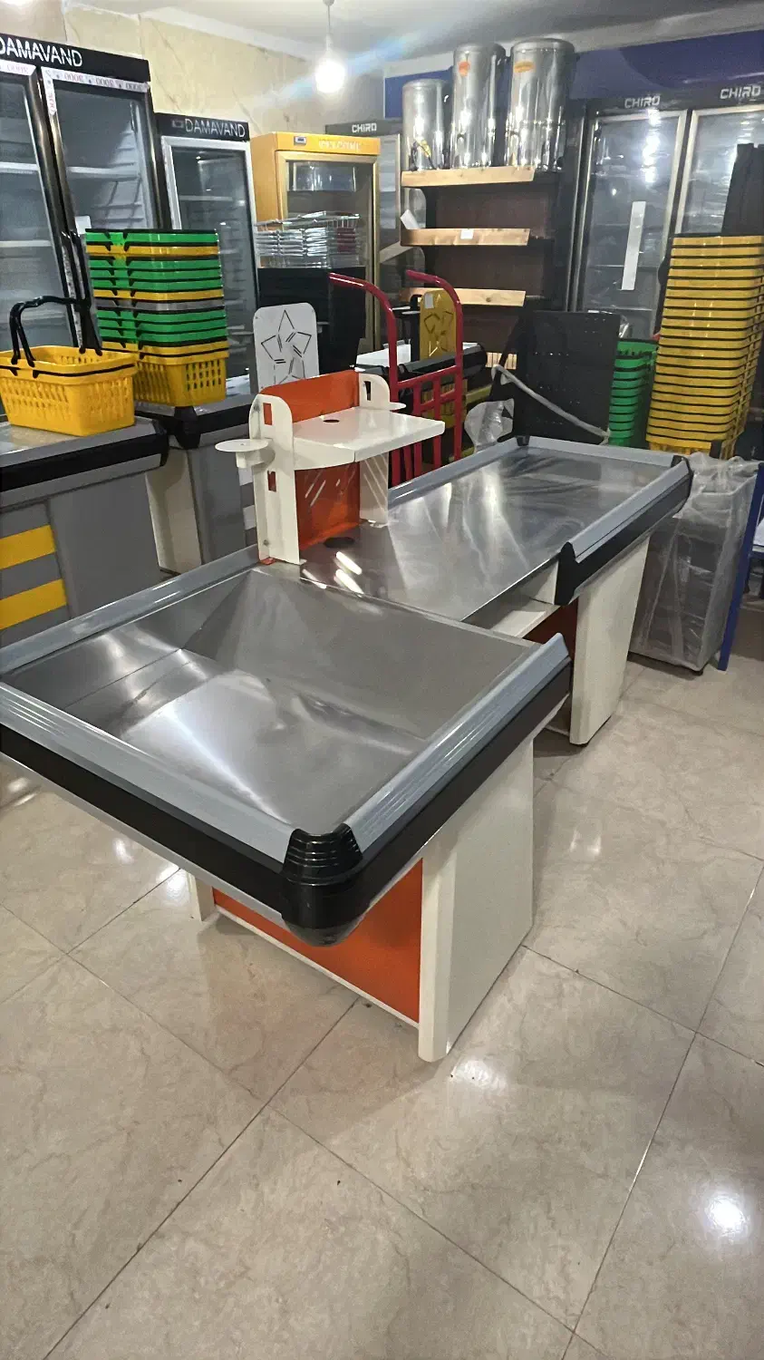 قفسه،چک اوت،یخچال،چرخ و سبدخرید، تجهیزات نظری|فروشگاه و مغازه|اهواز, کمپلو شمالی|دیوار