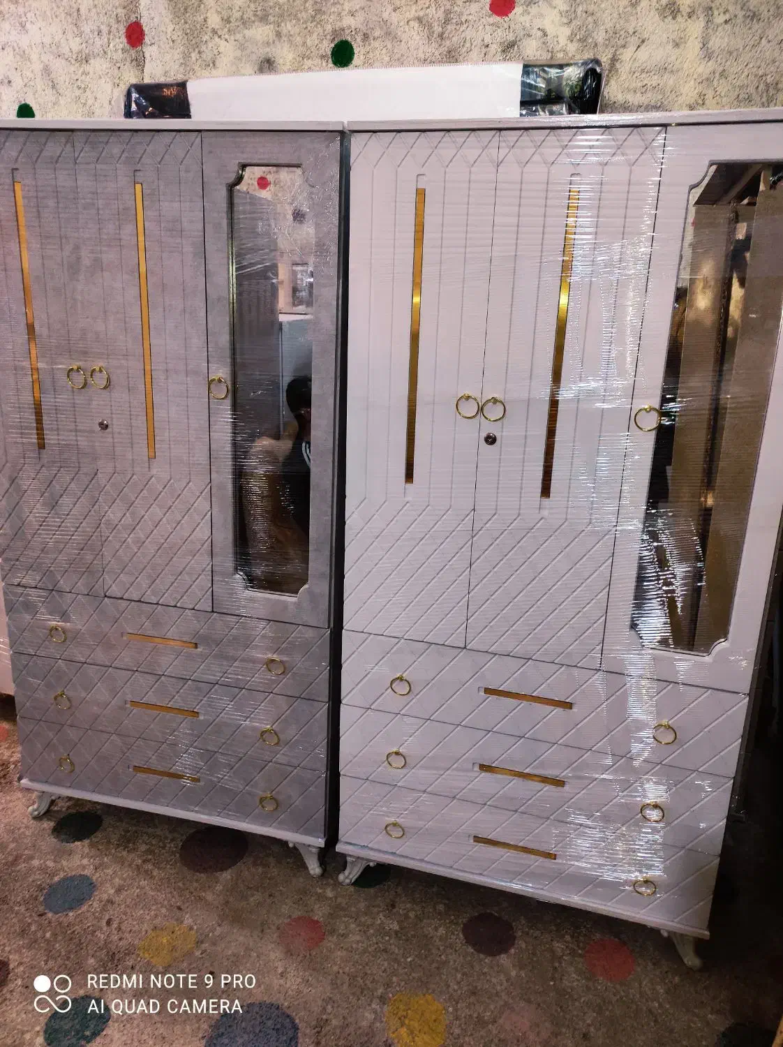 پخش عمده کمد لباس ویترین دار دراور پهن|جاکفشی، کمد، دراور|خرم‌آباد, |دیوار