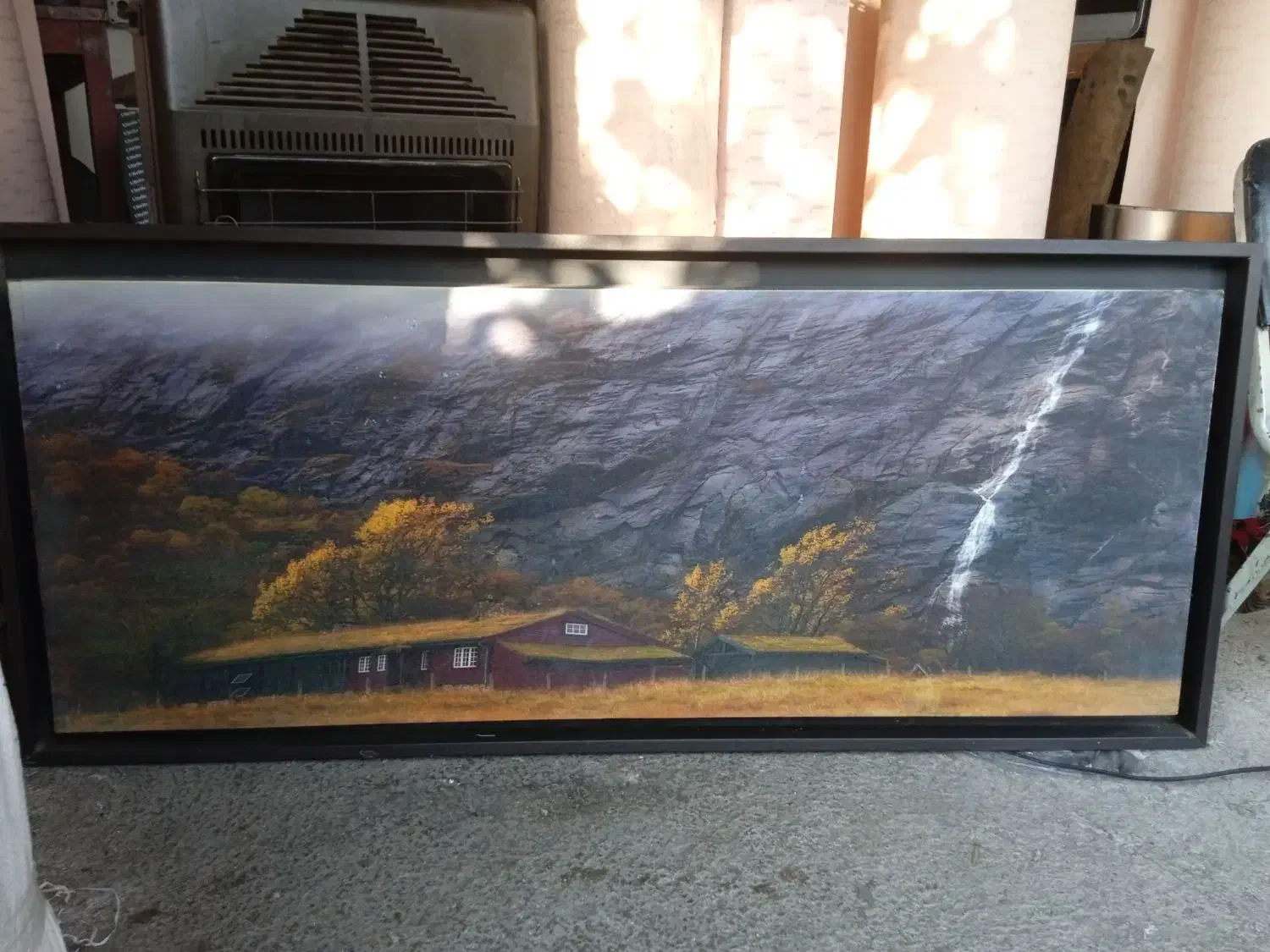 تابلوی نقاشی شده،لامپ دار|تابلو، نقاشی، عکس|نوشهر, |دیوار