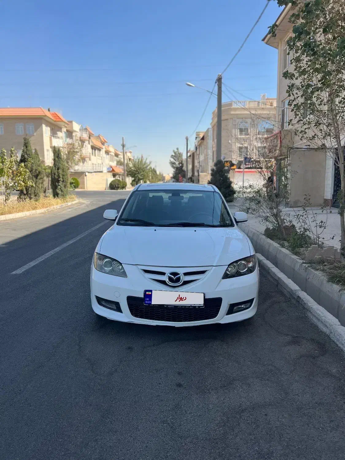 مزدا ۳ مدل ۱۳۸۶ تیپ ۳ اتوماتیک سفید|خودرو سواری و وانت|کرج, عظیمیه|دیوار