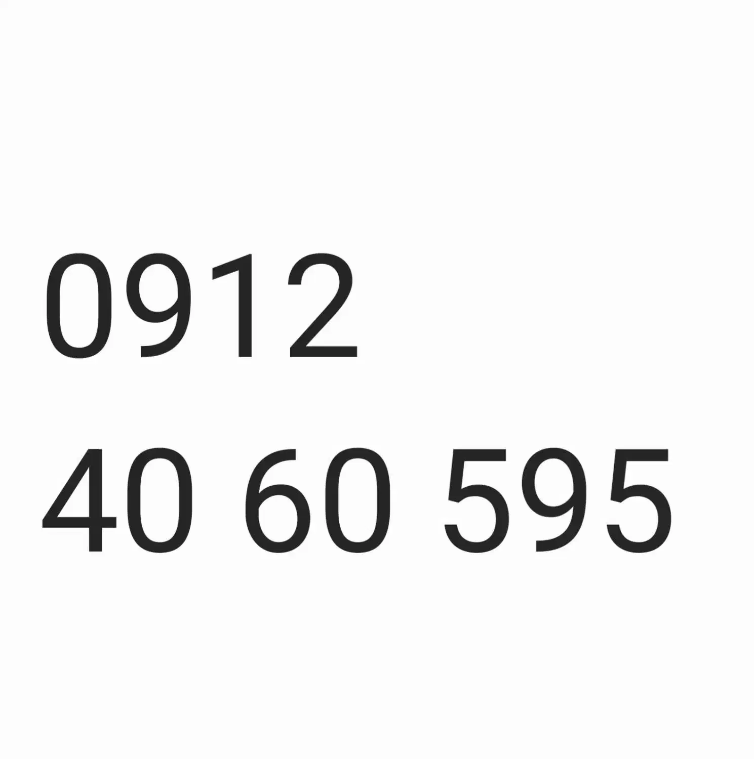 0912.40.60.595|سیم‌کارت|تهران, دزاشیب|دیوار