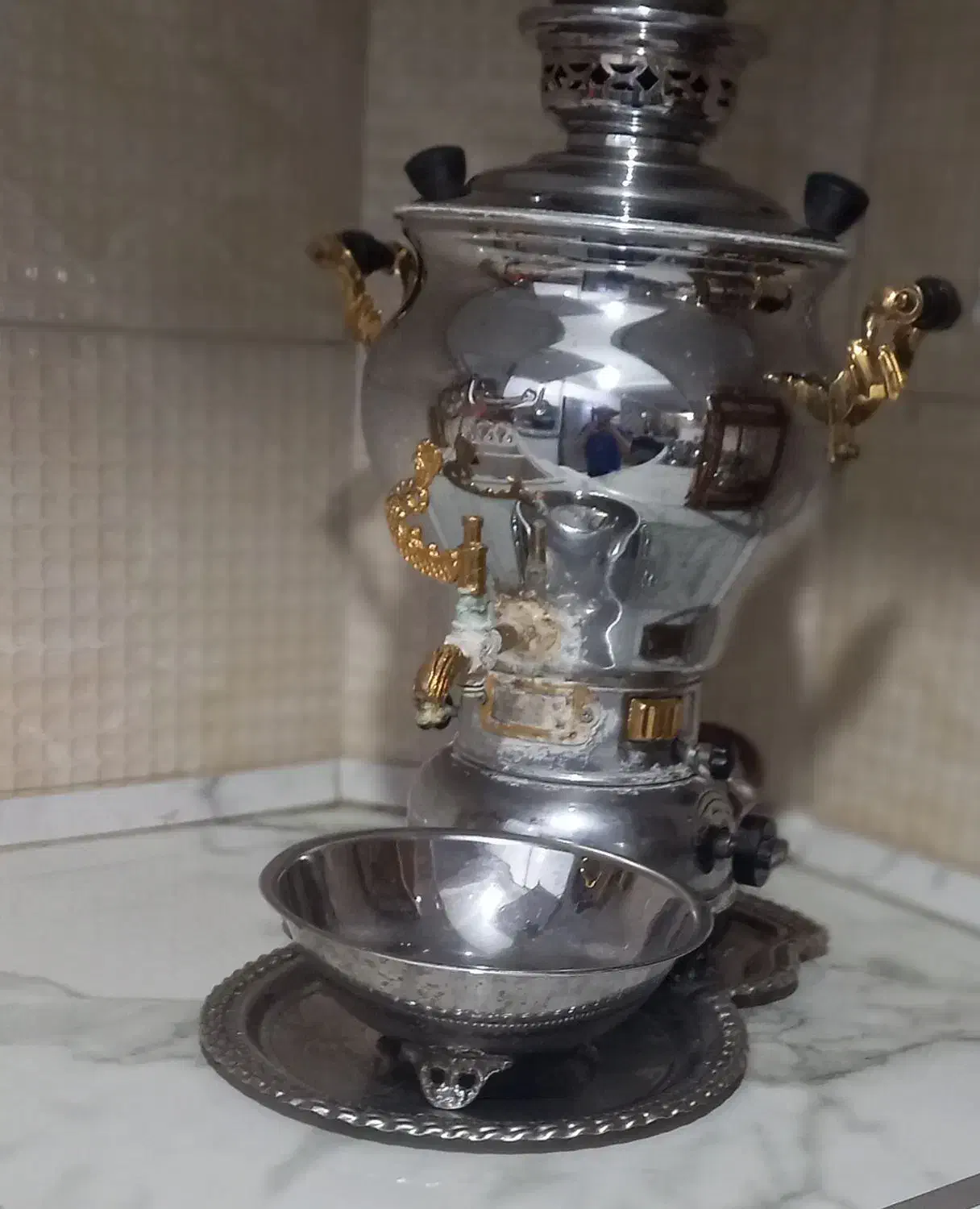 سماور سالم  6 لیتری|سماور، چای‌ساز، قهوه‌ساز|شهریار, شهرک مصطفی خمینی|دیوار