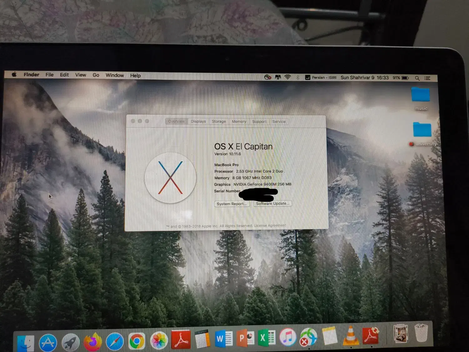 MacBook pro 2009|رایانه همراه|تهران, فلسطین (میدان انقلاب)|دیوار