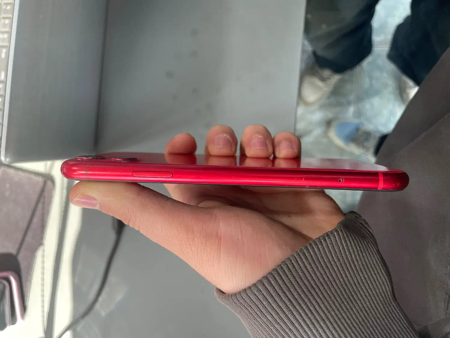 ایفون ۱۱نرمال البالویی ۱۲۸|موبایل|مشهد, فرودگاه|دیوار