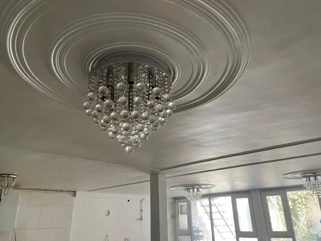 لوستر کریستالی سقفی|لوستر و چراغ آویز|اراک, |دیوار