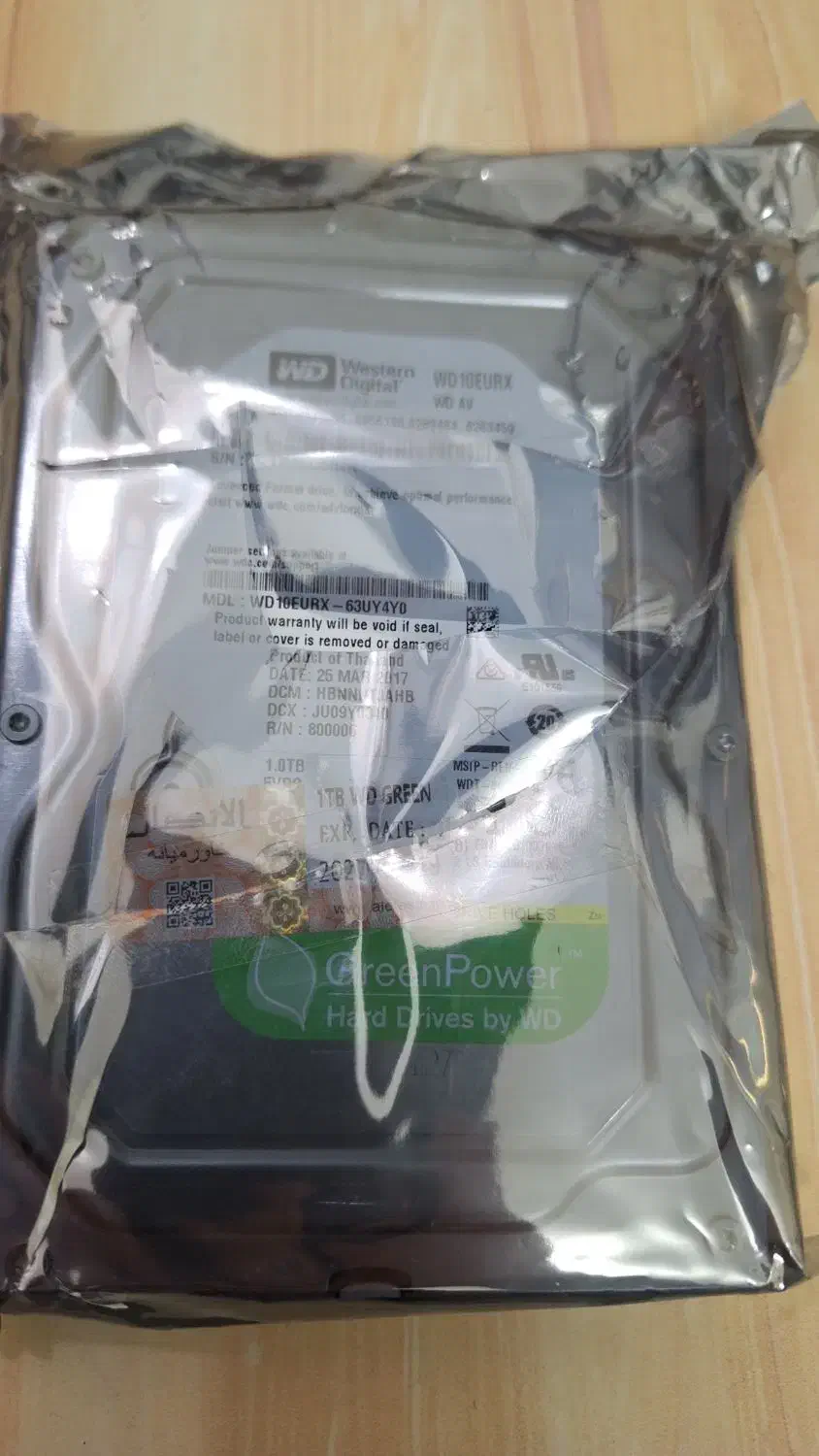 هارد دیسک اینترنال وسترن سبز 1ترا نو|قطعات و لوازم جانبی رایانه|همدان, |دیوار