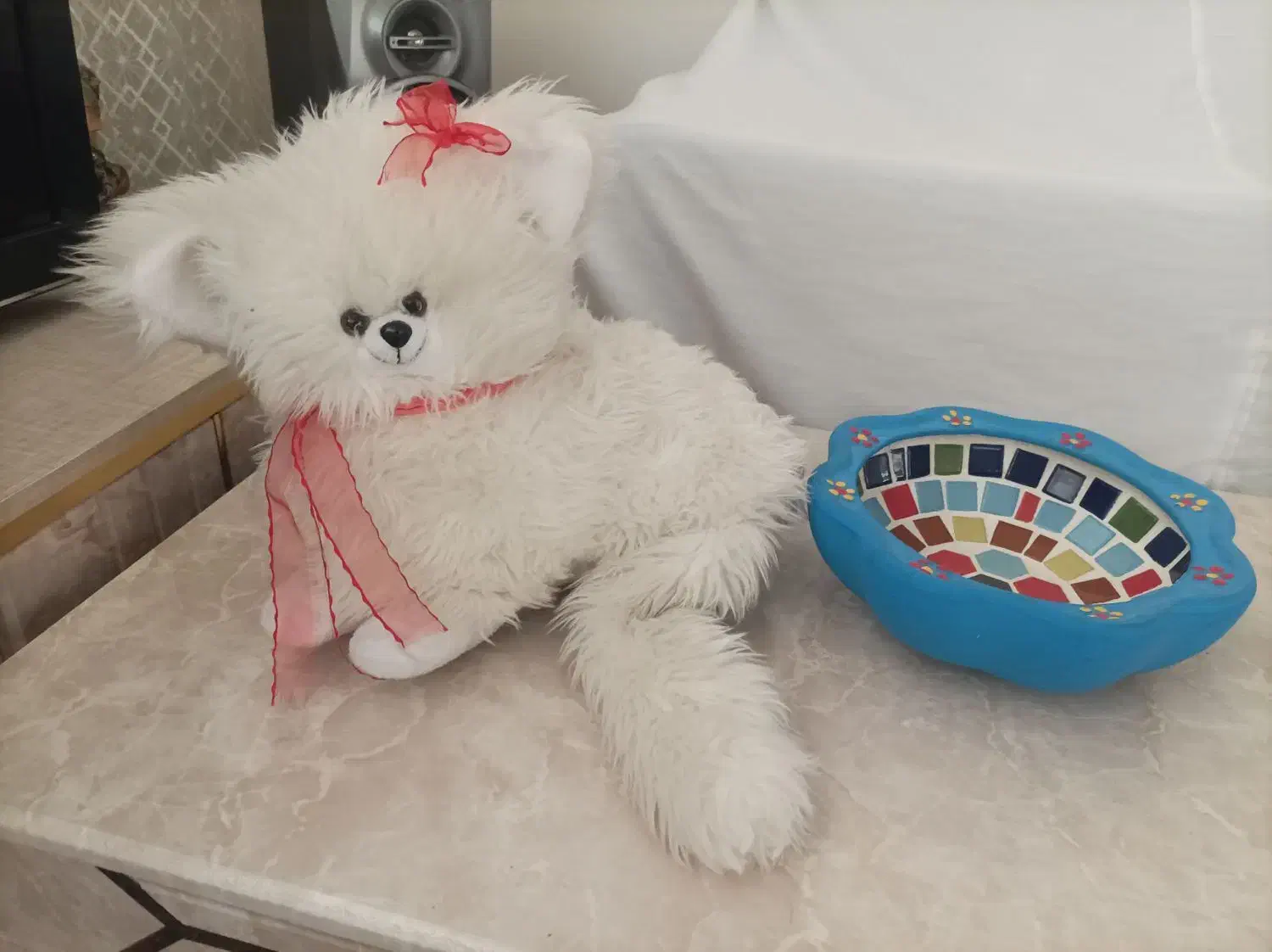 گربه سفید در حد نو فقط ۲۵۰هزار تومن|اسباب‌‌بازی|قزوین, |دیوار