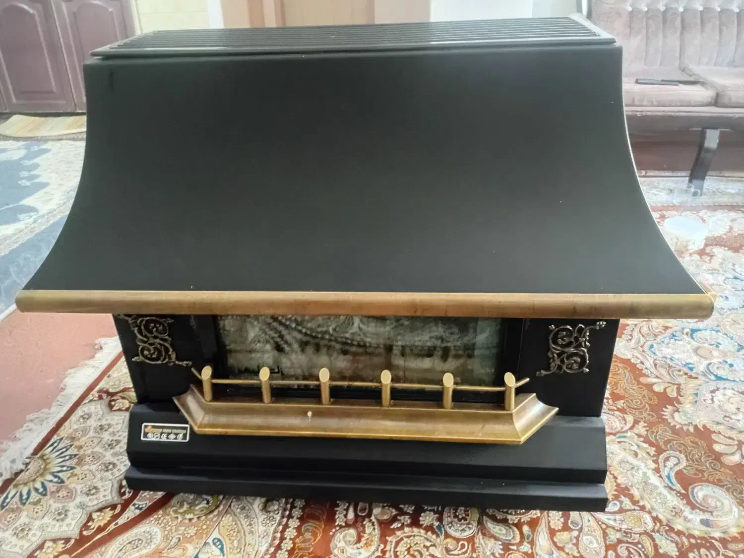 بخاری شومینه ای|بخاری، هیتر، شومینه|مبارکه, |دیوار