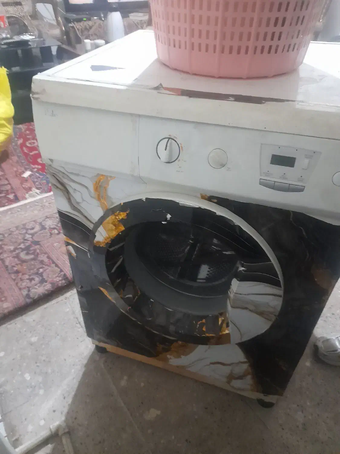 ماشین لباسشویی|ماشین لباسشویی و خشککن لباس|پرند, فاز ۶|دیوار