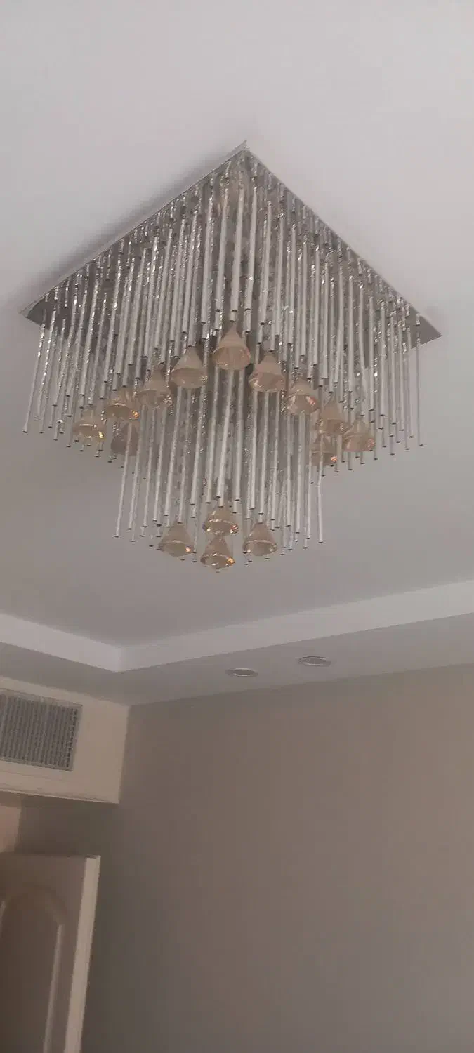 دوتا لوستر سالم|لوستر و چراغ آویز|تهران, درختی|دیوار