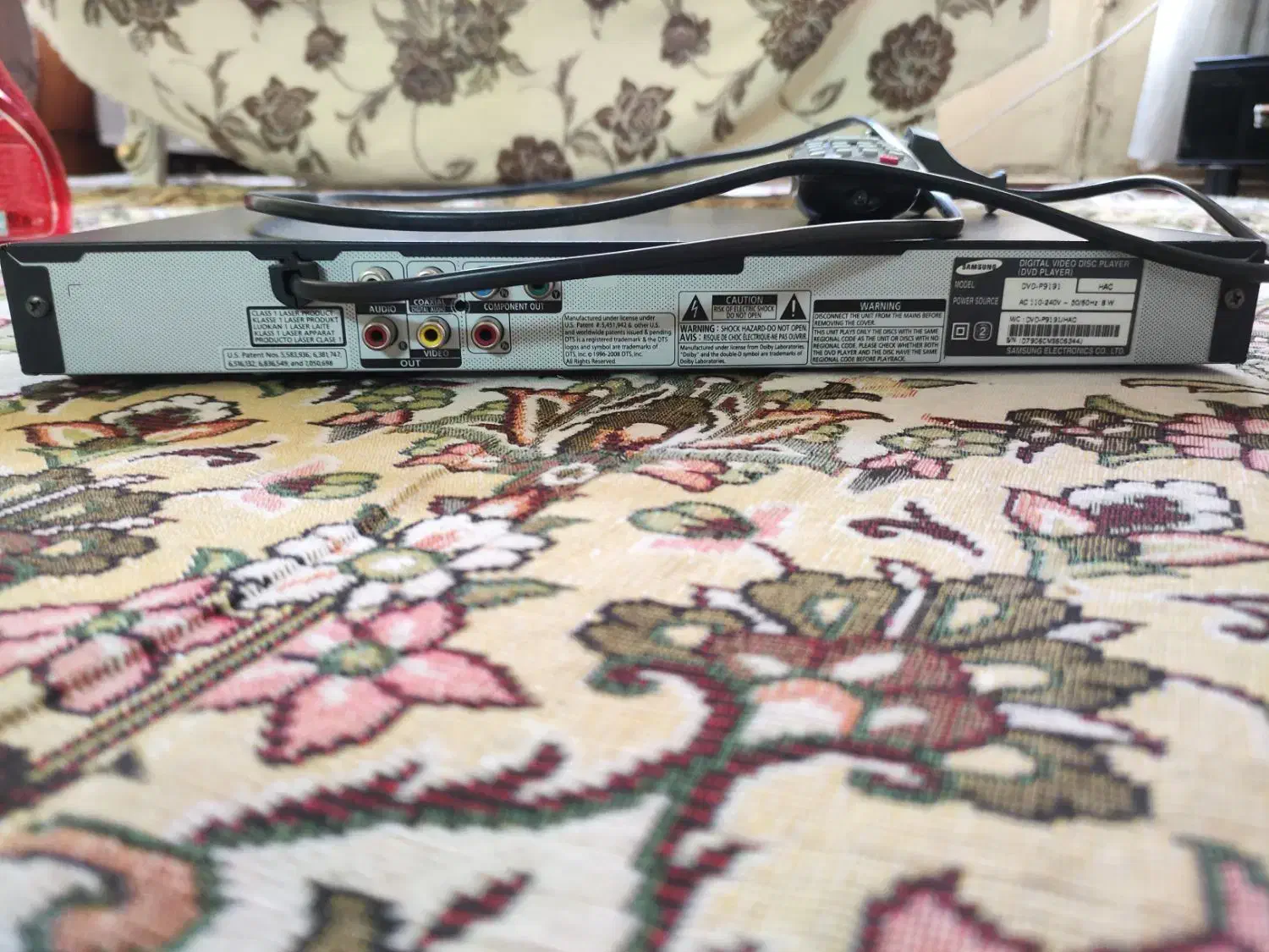 یک دستگاه DVD سامسونگ اصل کره|پخش‌کننده DVD و ویدیو|اصفهان, مصلی|دیوار