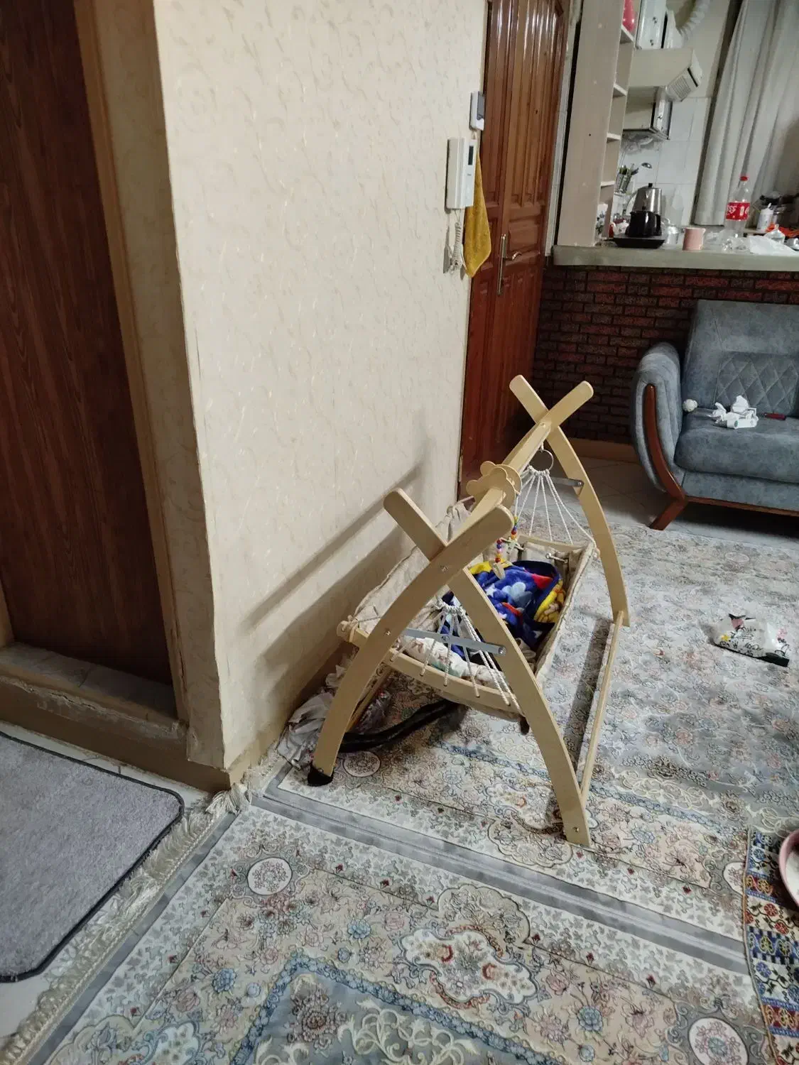 گهواره نوزاد|تخت و سرویس خواب|اسلامشهر, شهرک مفیدی|دیوار