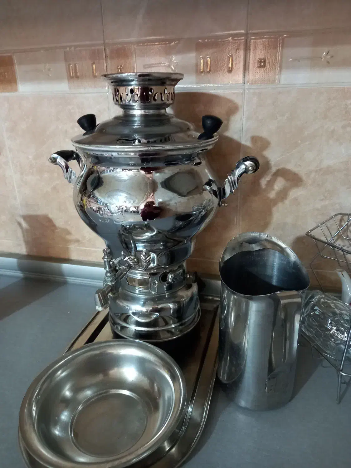 سماور گازی و استیل افسون|سماور، چای‌ساز، قهوه‌ساز|نجف‌آباد, باغ ملی|دیوار