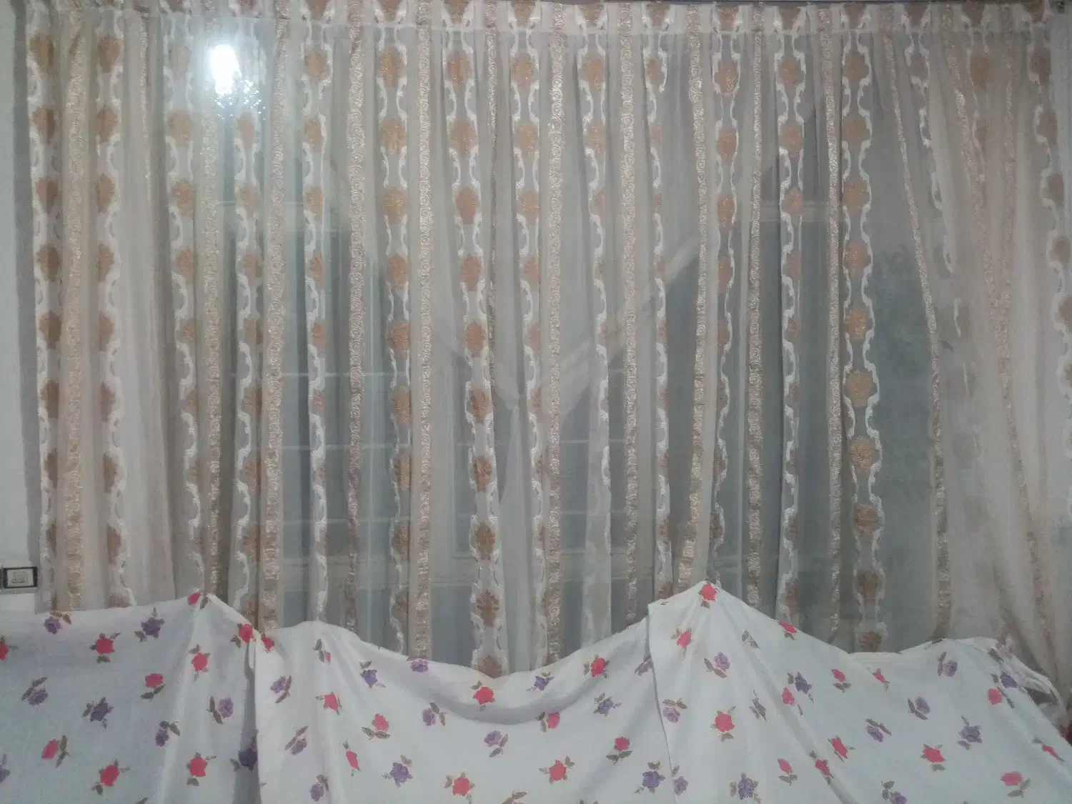 پرده حریر|پرده، رانر، رومیزی|بناب, |دیوار