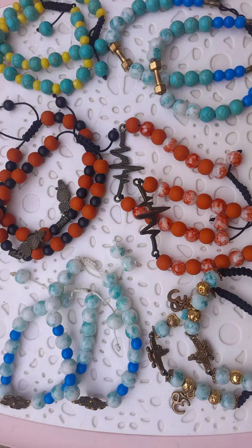 دستبندمهره ای ست نو|بدلیجات|تبریز, |دیوار