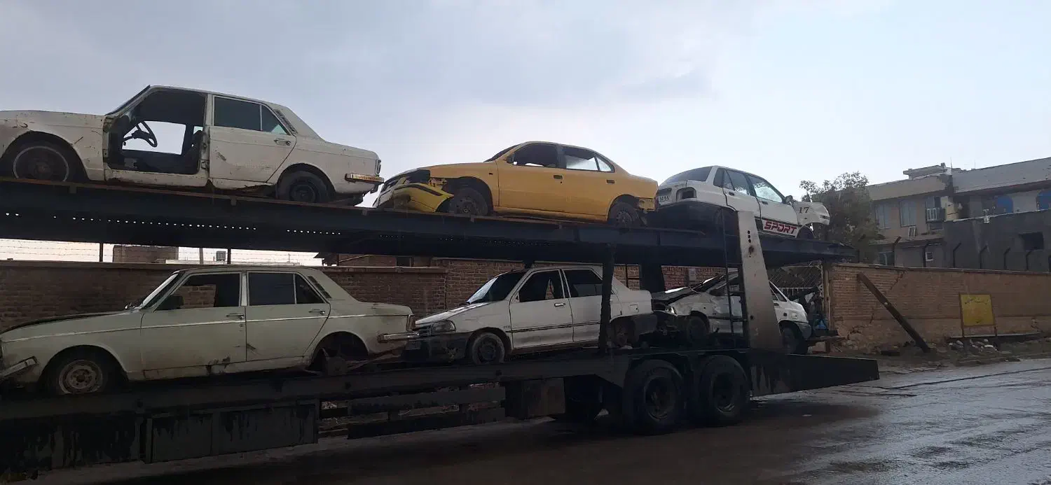 پراید پیکان تاکسی اسقاطی تصادفی|خدمات موتور و ماشین|ایوان, |دیوار