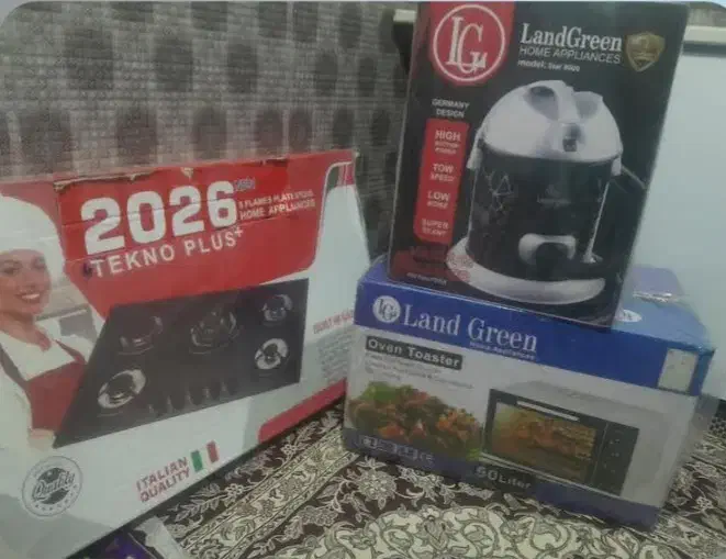 سه عدد لوازم خانگی توستر و جاروبرقی و گاز صفه ی|اجاق گاز و لوازم برقی پخت‌وپز|تاکستان, |دیوار