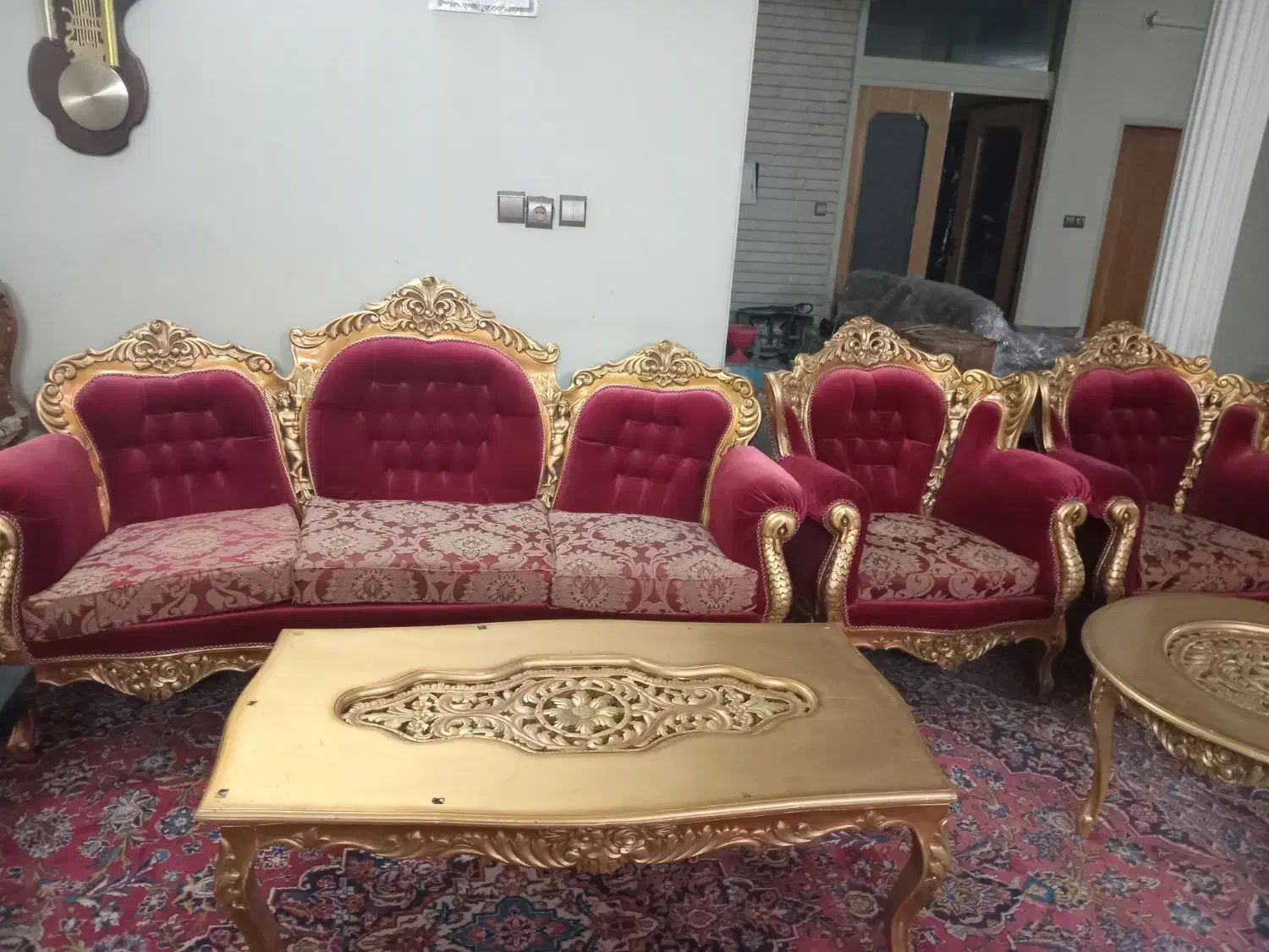 مبلمان۷نفره|مبلمان خانگی و میز عسلی|اصفهان, فروردین|دیوار