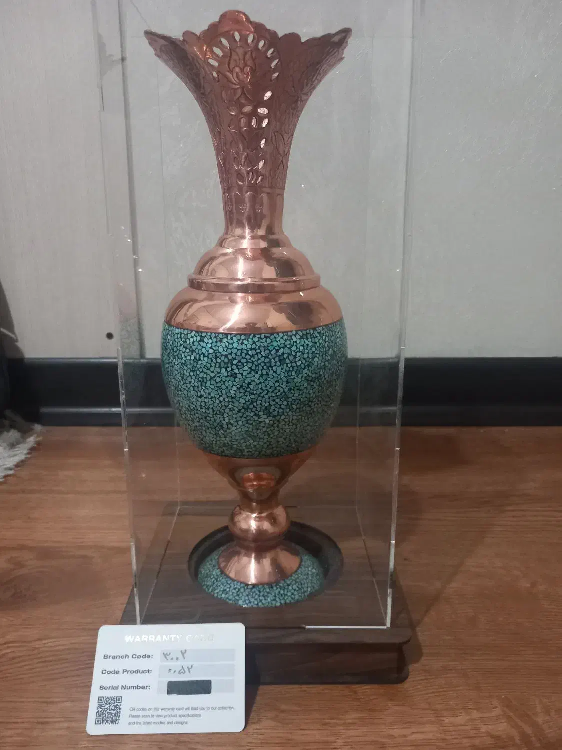 گلدان مسی محصولات اقاجانی مناسب کادو|صنایع دستی و سایر لوازم تزئینی|تهران, ستارخان|دیوار